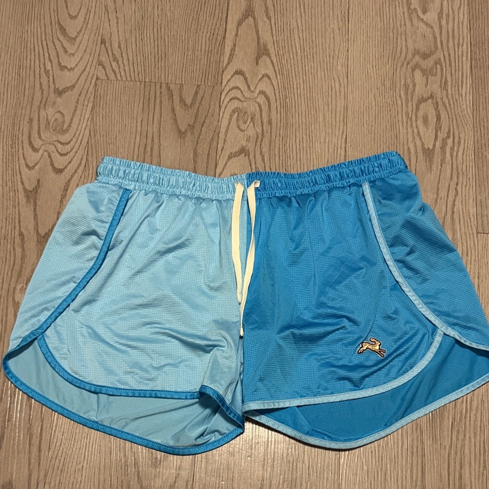 Tracksmith Colorblock Shorts - Rare! - Blue - Medium